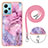 Custodia Silicone Gel Morbida Fantasia Modello Cover con Cinghia Cordino Mano YB7 per Xiaomi Poco X5 5G