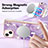 Custodia Silicone Gel Morbida Fantasia Modello Cover con Mag-Safe Magnetic per Apple iPhone 13