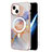 Custodia Silicone Gel Morbida Fantasia Modello Cover con Mag-Safe Magnetic per Apple iPhone 14