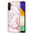 Custodia Silicone Gel Morbida Fantasia Modello Cover con Mag-Safe Magnetic per Samsung Galaxy Quantum4 5G