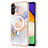 Custodia Silicone Gel Morbida Fantasia Modello Cover con Mag-Safe Magnetic per Samsung Galaxy Quantum4 5G