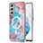 Custodia Silicone Gel Morbida Fantasia Modello Cover con Mag-Safe Magnetic per Samsung Galaxy S21 FE 5G
