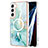 Custodia Silicone Gel Morbida Fantasia Modello Cover con Mag-Safe Magnetic per Samsung Galaxy S22 5G