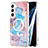 Custodia Silicone Gel Morbida Fantasia Modello Cover con Mag-Safe Magnetic per Samsung Galaxy S22 5G