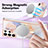 Custodia Silicone Gel Morbida Fantasia Modello Cover con Mag-Safe Magnetic per Samsung Galaxy S22 Ultra 5G