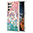 Custodia Silicone Gel Morbida Fantasia Modello Cover con Mag-Safe Magnetic per Samsung Galaxy S22 Ultra 5G Colorato