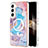 Custodia Silicone Gel Morbida Fantasia Modello Cover con Mag-Safe Magnetic per Samsung Galaxy S24 5G