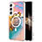 Custodia Silicone Gel Morbida Fantasia Modello Cover con Mag-Safe Magnetic per Samsung Galaxy S24 Plus 5G Multicolore