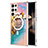 Custodia Silicone Gel Morbida Fantasia Modello Cover con Mag-Safe Magnetic per Samsung Galaxy S24 Ultra 5G Multicolore