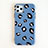 Custodia Silicone Gel Morbida Fantasia Modello Cover per Apple iPhone 11 Pro Blu