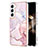 Custodia Silicone Gel Morbida Fantasia Modello Cover per Samsung Galaxy S24 5G Rosa