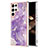 Custodia Silicone Gel Morbida Fantasia Modello Cover per Samsung Galaxy S24 Ultra 5G Viola