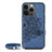 Custodia Silicone Gel Morbida Fantasia Modello Cover S01 per Apple iPhone 13 Pro Blu