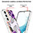 Custodia Silicone Gel Morbida Fantasia Modello Cover S01 per Samsung Galaxy S21 FE 5G