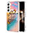 Custodia Silicone Gel Morbida Fantasia Modello Cover S01 per Samsung Galaxy S24 5G Multicolore