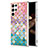 Custodia Silicone Gel Morbida Fantasia Modello Cover S01 per Samsung Galaxy S24 Ultra 5G Rosa