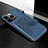 Custodia Silicone Gel Morbida Fantasia Modello Cover S02 per Apple iPhone 13 Pro Blu