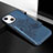 Custodia Silicone Gel Morbida Fantasia Modello Cover S02 per Apple iPhone 14 Blu