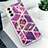 Custodia Silicone Gel Morbida Fantasia Modello Cover S02 per Samsung Galaxy S21 5G Viola