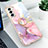 Custodia Silicone Gel Morbida Fantasia Modello Cover S02 per Samsung Galaxy S22 Plus 5G Rosa