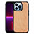 Custodia Silicone Gel Morbida Fantasia Modello Cover S03 per Apple iPhone 13 Pro Max Arancione