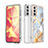 Custodia Silicone Gel Morbida Fantasia Modello Cover S03 per Samsung Galaxy S21 FE 5G Grigio