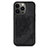 Custodia Silicone Gel Morbida Fantasia Modello Cover S06 per Apple iPhone 13 Pro Max Nero