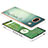 Custodia Silicone Gel Morbida Fantasia Modello Cover SD7 per Google Pixel 7a 5G Verde