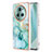 Custodia Silicone Gel Morbida Fantasia Modello Cover Y01B per Huawei Honor X9a 5G Verde