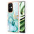 Custodia Silicone Gel Morbida Fantasia Modello Cover Y01B per OnePlus Nord CE 3 5G Verde