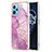 Custodia Silicone Gel Morbida Fantasia Modello Cover Y01B per Realme 9 4G Lavanda