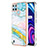 Custodia Silicone Gel Morbida Fantasia Modello Cover Y01B per Realme C21Y