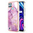 Custodia Silicone Gel Morbida Fantasia Modello Cover Y01B per Realme C21Y Lavanda