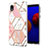 Custodia Silicone Gel Morbida Fantasia Modello Cover Y01B per Samsung Galaxy A01 Core Rosa