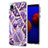 Custodia Silicone Gel Morbida Fantasia Modello Cover Y01B per Samsung Galaxy A01 Core Viola