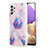 Custodia Silicone Gel Morbida Fantasia Modello Cover Y01B per Samsung Galaxy A32 4G Lavanda