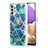 Custodia Silicone Gel Morbida Fantasia Modello Cover Y01B per Samsung Galaxy A32 4G Verde Notte