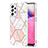 Custodia Silicone Gel Morbida Fantasia Modello Cover Y01B per Samsung Galaxy A33 5G Rosa