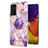 Custodia Silicone Gel Morbida Fantasia Modello Cover Y01B per Samsung Galaxy A34 5G Lavanda