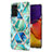 Custodia Silicone Gel Morbida Fantasia Modello Cover Y01B per Samsung Galaxy A82 5G Verde Pastello