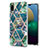 Custodia Silicone Gel Morbida Fantasia Modello Cover Y01B per Samsung Galaxy M02