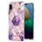 Custodia Silicone Gel Morbida Fantasia Modello Cover Y01B per Samsung Galaxy M02