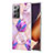 Custodia Silicone Gel Morbida Fantasia Modello Cover Y01B per Samsung Galaxy Note 20 Ultra 5G Lavanda