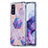 Custodia Silicone Gel Morbida Fantasia Modello Cover Y01B per Samsung Galaxy S20 5G Lavanda