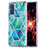 Custodia Silicone Gel Morbida Fantasia Modello Cover Y01B per Samsung Galaxy S20 FE (2022) 5G Verde