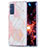 Custodia Silicone Gel Morbida Fantasia Modello Cover Y01B per Samsung Galaxy S20 FE 4G Rosa
