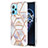 Custodia Silicone Gel Morbida Fantasia Modello Cover Y02B per Realme 9 Pro+ Plus 5G Grigio