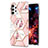 Custodia Silicone Gel Morbida Fantasia Modello Cover Y02B per Samsung Galaxy A32 4G Rosa