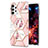 Custodia Silicone Gel Morbida Fantasia Modello Cover Y02B per Samsung Galaxy A32 5G Rosa