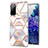 Custodia Silicone Gel Morbida Fantasia Modello Cover Y02B per Samsung Galaxy S20 FE 4G Grigio